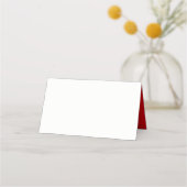 Weihnachtsgirlande Platzkarte (Rückseite)