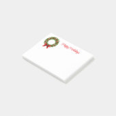 Weihnachtsgirlande Post-it Klebezettel (angewinkelt)