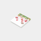 Weihnachtsgirlande und post-it klebezettel (angewinkelt)