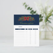 Weihnachtsgirlande - Weihnachtsgeschenkliste Pläne (Stehend Vorderseite)