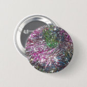 Weihnachtsgirlanden-Schein Button (Vorne & Hinten)