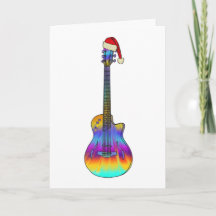 Weihnachtsgitarre cool Psychedelic
