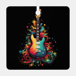 Weihnachtsgitarre Weihnachtsbaumschmuck Ornament Aus Metall