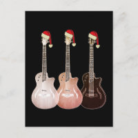 Weihnachtsgitarren Vintag festliche Retro