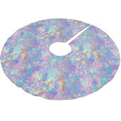 Weihnachtsglam Tree Skirt Polyester Weihnachtsbaumdecke (Schrägansicht)