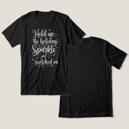 Weihnachtsglanz eingeschaltet Tri-Blend shirt