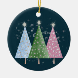 Weihnachtsglanz Keramik Ornament