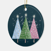 Weihnachtsglanz Keramik Ornament (Links)