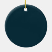 Weihnachtsglanz Keramik Ornament (Hinten)