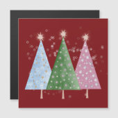 Weihnachtsglanz Magnetkarte (Vorne/Hinten)