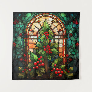 Weihnachtsglas-Band Wandteppich