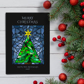 Weihnachtsglas Feiertagskarte