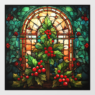 Weihnachtsglas-Fensterverkleidung Fensteraufkleber