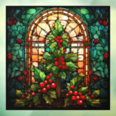 Weihnachtsglas-Fensterverkleidung Fensteraufkleber (Blatt 3)