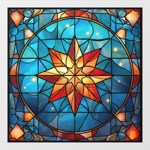 Weihnachtsglas-Fensterverkleidung Fensteraufkleber