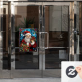 Weihnachtsglas-Fensterverkleidung Fensteraufkleber (Büro Tür)