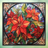 Weihnachtsglas-Fensterverkleidung Fensteraufkleber (Blatt 3)