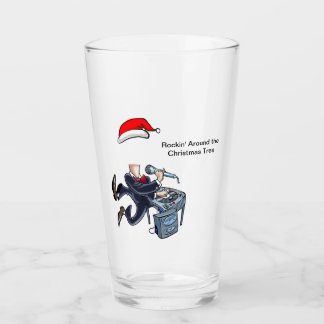 Weihnachtsglas für ihn. Du fügst das Gesicht hinzu Glas