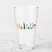 Weihnachtsglas Glas (Vorderseite)