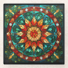 Weihnachtsglas Glasuntersetzer