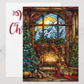 Weihnachtsglas-Karte Feiertagskarte (Vorne/Hinten)