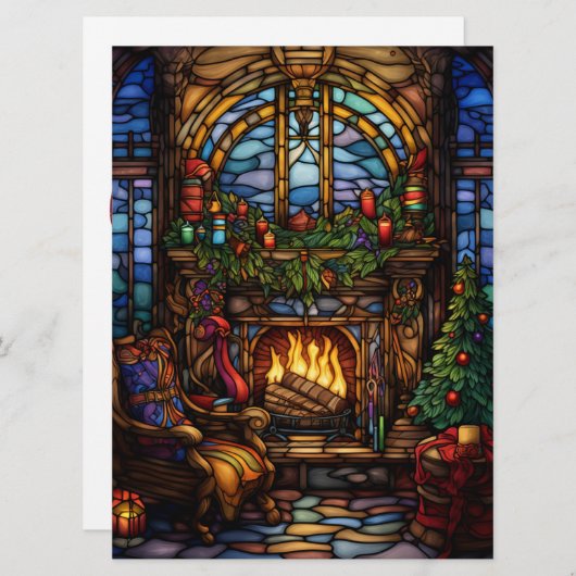 Weihnachtsglas-Karte Feiertagskarte (Vorne/Hinten)