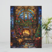 Weihnachtsglas-Karte Feiertagskarte (Stehend Vorderseite)