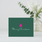 Weihnachtsglas Postkarte (Stehend Vorderseite)