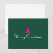 Weihnachtsglas Postkarte (Vorne/Hinten)