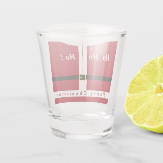 Weihnachtsglas Schnapsglas (Rückseite)