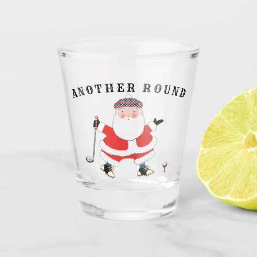 Weihnachtsglas Schnapsglas (Vorderseite)