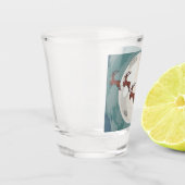 Weihnachtsglas Schnapsglas (Links)