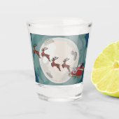 Weihnachtsglas Schnapsglas (Vorderseite)