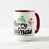 Weihnachtsglas Tasse (VorderseiteRechts)