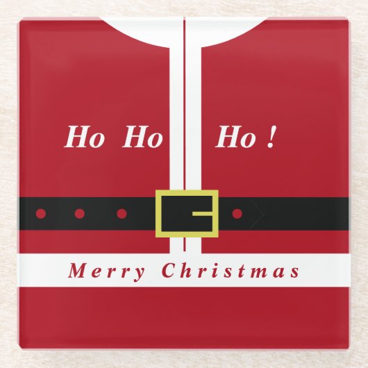 Weihnachtsglas-Untersetzer Glasuntersetzer (Vorderseite)