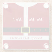 Weihnachtsglas-Untersetzer Glasuntersetzer (Rückseite)