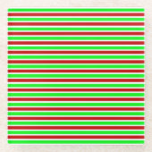 Weihnachtsglas-Untersetzer Glasuntersetzer (Vorderseite)