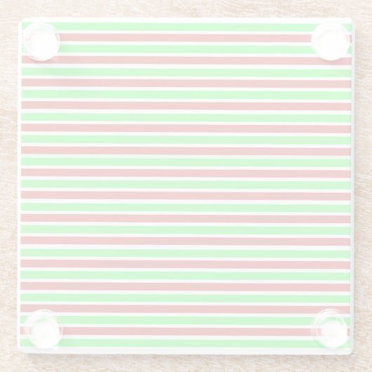 Weihnachtsglas-Untersetzer Glasuntersetzer (Rückseite)