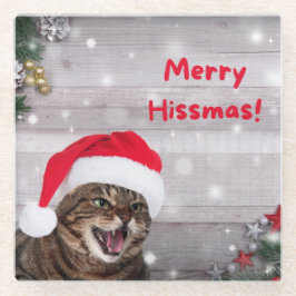 Weihnachtsglas-Untersetzer, wünschen Sie ein frohe Glasuntersetzer