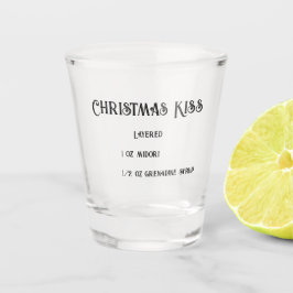 Weihnachtsglas von Kiss Novelty Schnapsglas