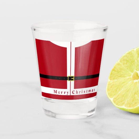 Weihnachtsglas Weihnachtsgeschenk Schnapsglas (Vorderseite)