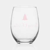 Weihnachtsglas Weinglas Ohne Stiel (Vorderseite)