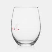 Weihnachtsglas Weinglas Ohne Stiel (Rechts)