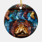 Weihnachtsgläser für Strumpf Keramik Ornament (Vorne)