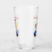 Weihnachtsgläser Skater Gnome mit Geschenken Glas (Rechts)