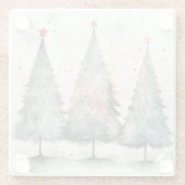 Weihnachtsgläser, Weihnachtsbaum-Untersetzer, Glasuntersetzer (Rückseite)