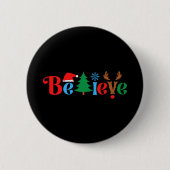Weihnachtsglaube Button (Vorderseite)