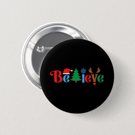 Weihnachtsglaube Button (Vorne & Hinten)