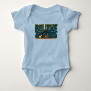 Weihnachtsglaube-Design Baby Strampler