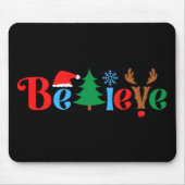 Weihnachtsglaube Mousepad (Vorne)